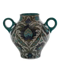 Doppelhenkel-Persische Vase, 1888-1907