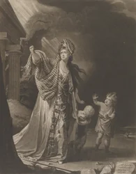Mrs. Yates in der Rolle der Medea