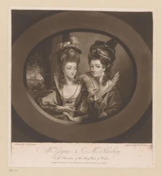 Porträt von Mary Gwyn und Catherine Bunbury