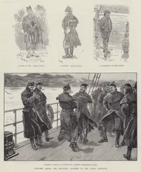 Skizzen unter den revoltierten Kleinbauern auf den Lewis, Hebriden