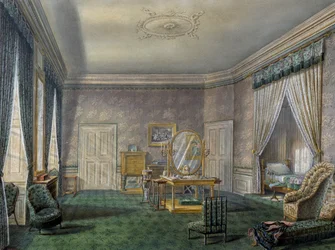Schlafzimmer im Schloss Mannheim
