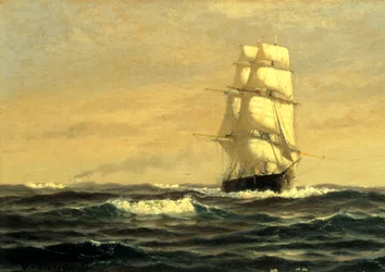 Segelschiff vor der Küste von Maine