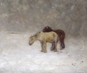 Ein Schneesturm, ca. 1891