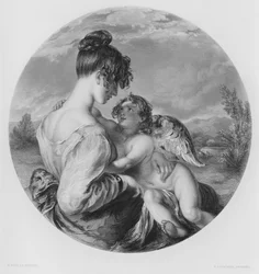 Der gefährliche Spielkamerad, aus dem Bild in der Vernon Gallery (Gravur)