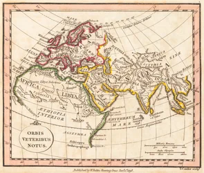 Karte der antiken Welt