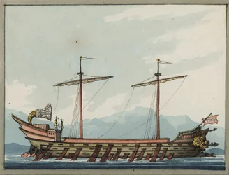 Eine römische Trireme