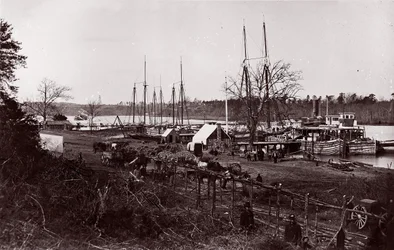 Broadway Landing, Appomattox River, 1864