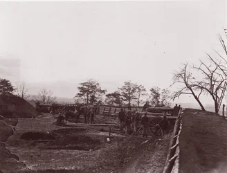 In der Nähe von Dutch Gap, Virginia. Fort Brady, ca. 1865