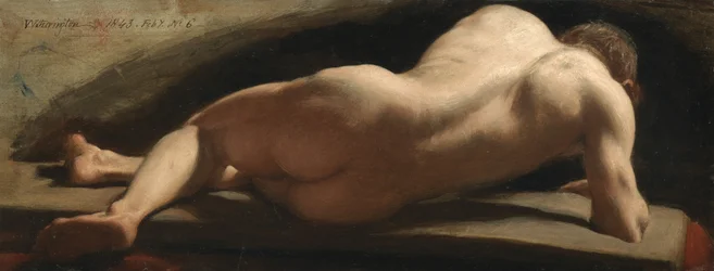 Männlicher Akt, 1843