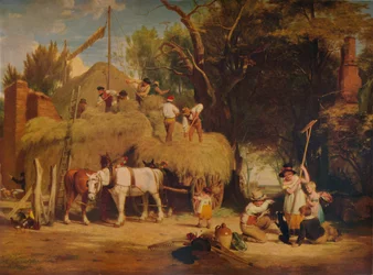 Heu stapeln, 1840, 1938
