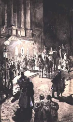 Die Tür des Lyceum, Edinburgh