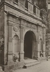 Türöffnung, Veranda am Torhaus, Kenilworth