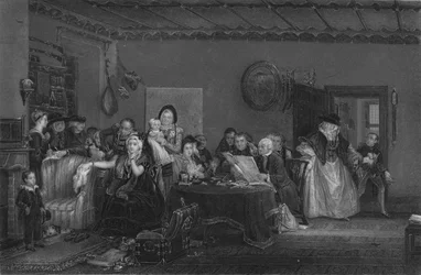 Das Testament lesen, um 1820