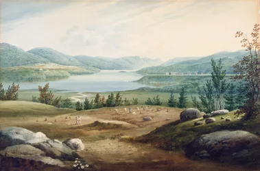 Hudson River bei West Point, New York, 1820