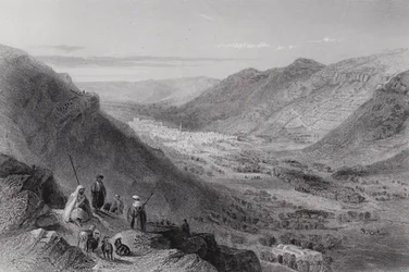 Tal von Sichem und Nablus, antikes Sichem