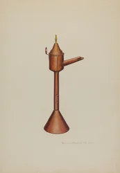 Walfettlampe, ca. 1938