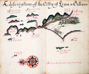 Karte von Lima und Callao