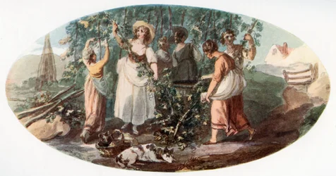 Hopfenernte, 1912