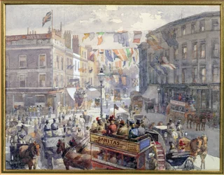 Das Jubiläum, Kensington High Street, London, 1901