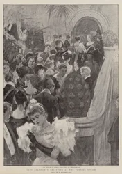 Empfang von Lady Salisbury im Außenministerium