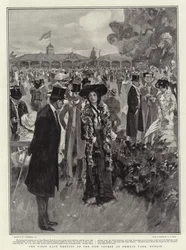 Das erste Rennen auf der neuen Strecke im Phoenix Park, Dublin
