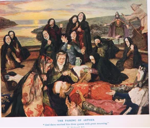 Der Tod von Arthur, Illustration aus 