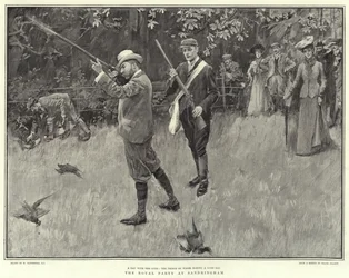 Die königliche Gesellschaft in Sandringham