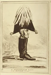 Ein Wellington-Stiefel, oder Der Kopf der Armee, 1827