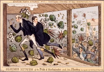 Glorreiche Rückkehr des Stolzes von Westminster und seines Dieners, aus der Serie 