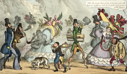 Puff, Puff, es ist ein Zeitalter des Paffens, Puff, Puff, Puff, veröffentlicht im September 1827 von Thomas McLean, London