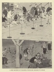 Eine neue Methode, angehende Angler das Angeln zu lehren