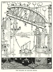 Illustration für Railway Ribaldry von W Heath Robinson