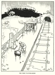 Illustration für Railway Ribaldry von W Heath Robinson