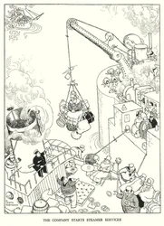 Illustration für Railway Ribaldry von W Heath Robinson