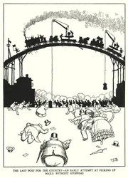 Illustration für Railway Ribaldry von W Heath Robinson