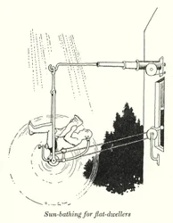 Sonnenbaden für Wohnungsbewohner