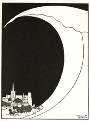 Die Welle, aus Ein Buch der Bilder, veröffentlicht 1898 (Gravur)