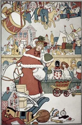 Spielzeug für Weihnachten, ca. 1900