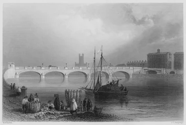 Wellesley-Brücke, Limerick (Gravur)