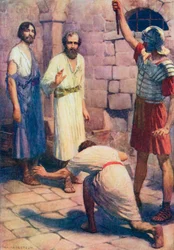 Paulus und Silas im Gefängnis