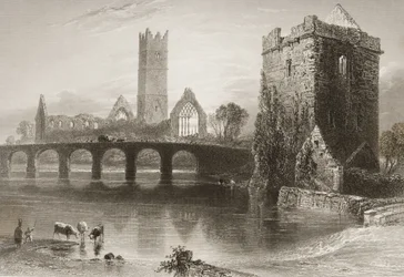 Kloster Clare, County Clare, Irland, aus 