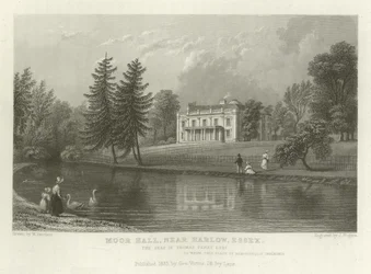 Moor Hall, bei Harlow, Essex, der Sitz von Thomas Perry, Esquire