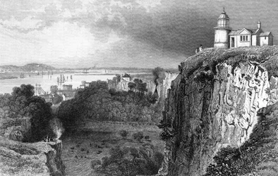Purfleet, Essex, graviert von John Rogers, 1832
