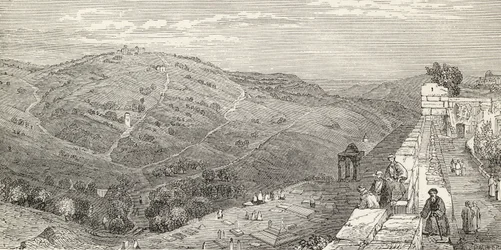 Der Ölberg, Jerusalem, aus 