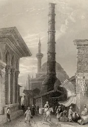 Der Tchernberle Tash, Konstantinopel, Istanbul, Türkei, graviert von J. Carter