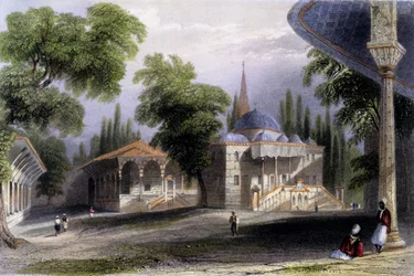 Dritter Hof des Serai Bownou, 1850