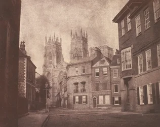 Eine Szene in York: York Minster von Lop Lane
