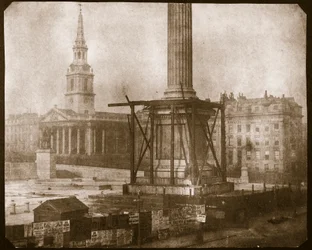 Nelsons Säule im Bau, ca. 1841