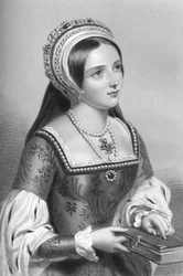 Catherine Parr 1512-1548, die sechste Gemahlin König Heinrichs VIII., 1851.