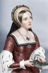Katharina Parr 1512-1548, die sechste Gemahlin König Heinrichs VIII., 1851